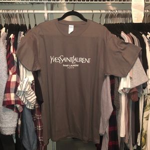 BNWOT Yves Saint Laurent printed tee